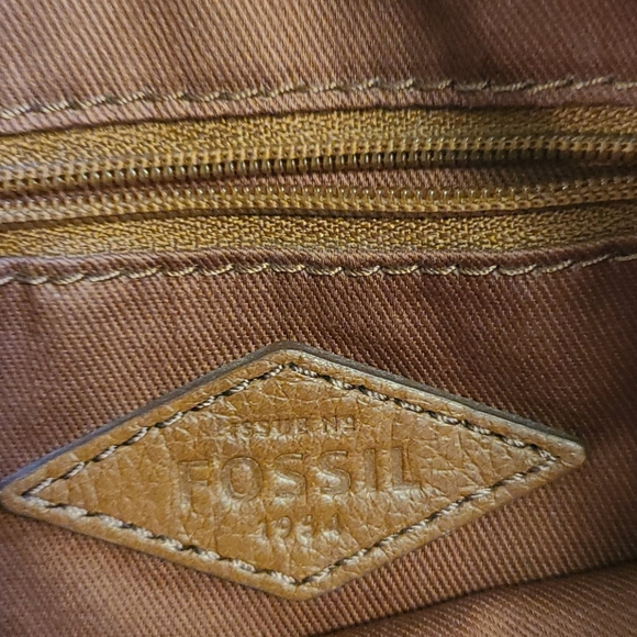 Fossil leather crossbody bag - Picture 5 of 5